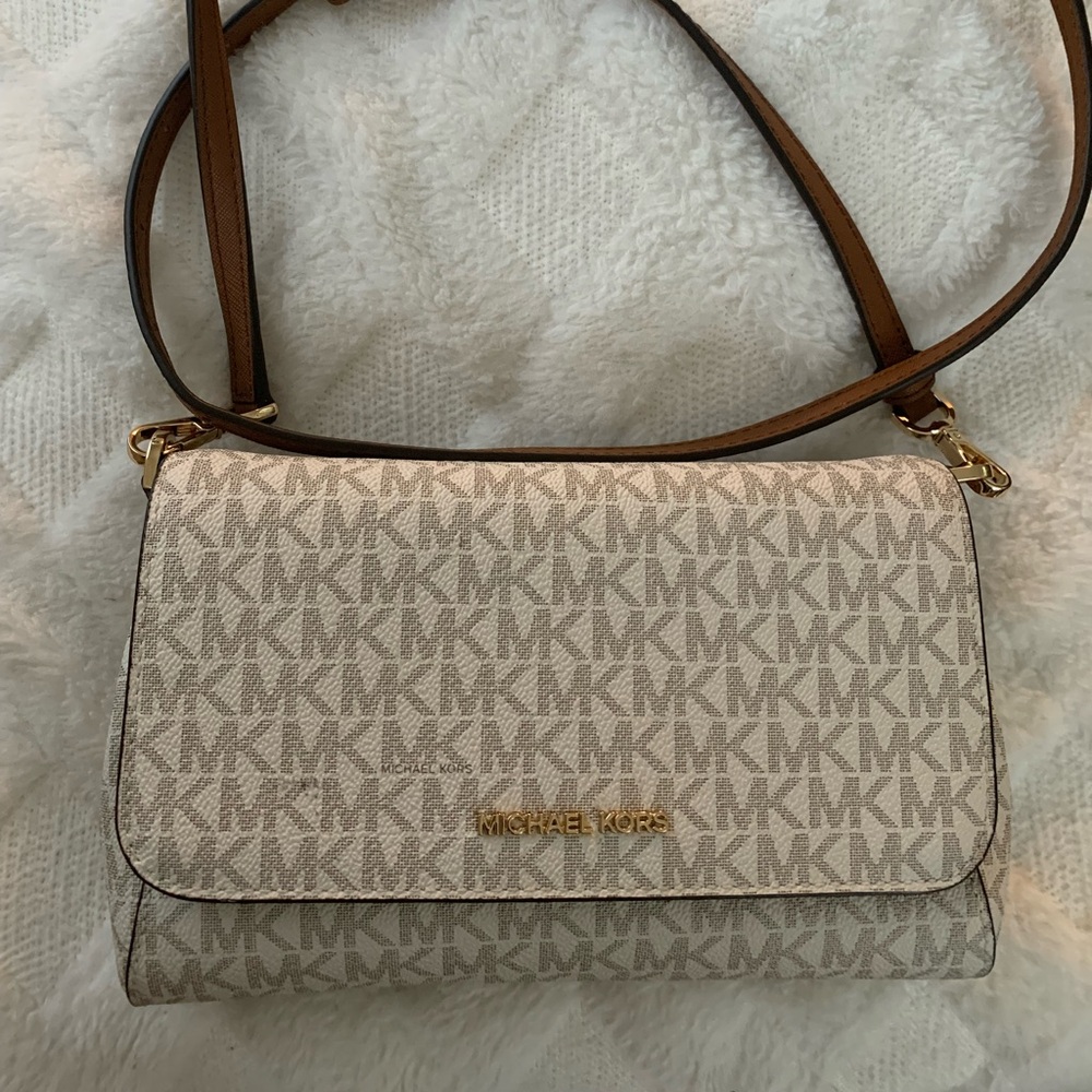 Michael Kors Medium Logo Convertible Crossbody Bag